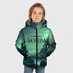 Куртка зимняя для мальчика SKYRIM, цвет: 3D-черный — фото 2