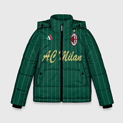 Куртка зимняя для мальчика AC Milan: Green Form, цвет: 3D-светло-серый