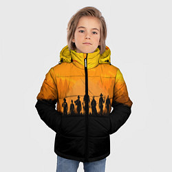 Куртка зимняя для мальчика Red Dead Redemption: Orange Sun, цвет: 3D-красный — фото 2