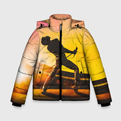 Куртка зимняя для мальчика Bohemian Rhapsody, цвет: 3D-светло-серый