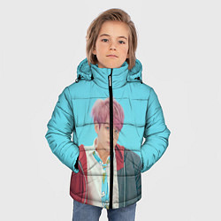 Куртка зимняя для мальчика BTS Jungkook, цвет: 3D-черный — фото 2