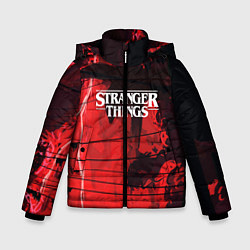 Куртка зимняя для мальчика Stranger Things: Red Dream, цвет: 3D-светло-серый