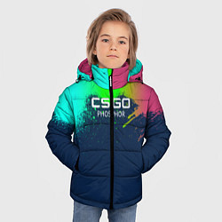 Куртка зимняя для мальчика MP5 Phosphor - Фосфор, цвет: 3D-черный — фото 2