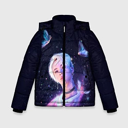 Куртка зимняя для мальчика BTS DNA, цвет: 3D-черный