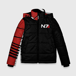 Куртка зимняя для мальчика MASS EFFECT N7 цвета 3D-черный — фото 1
