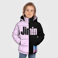 Куртка зимняя для мальчика BTS Jimin, цвет: 3D-черный — фото 2