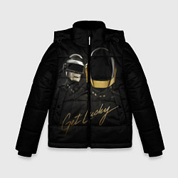 Куртка зимняя для мальчика Daft Punk: Get Lucky, цвет: 3D-красный