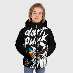 Куртка зимняя для мальчика Daft Punk: Our work is never over, цвет: 3D-светло-серый — фото 2