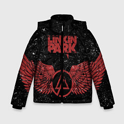 Куртка зимняя для мальчика Linkin Park: Red Airs, цвет: 3D-черный