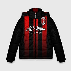 Куртка зимняя для мальчика AC Milan, цвет: 3D-черный
