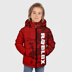 Куртка зимняя для мальчика ROBLOX: Red Camo, цвет: 3D-светло-серый — фото 2