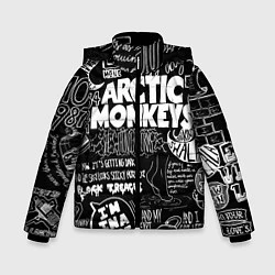 Куртка зимняя для мальчика Arctic Monkeys: I'm in a Vest, цвет: 3D-светло-серый