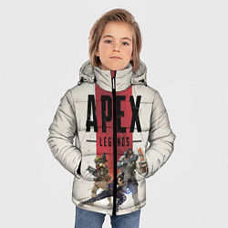 Куртка зимняя для мальчика Apex Legends, цвет: 3D-красный — фото 2