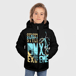 Куртка зимняя для мальчика BMX Extreme, цвет: 3D-черный — фото 2