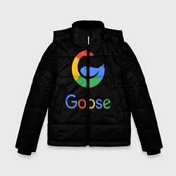 Куртка зимняя для мальчика GOOSE, цвет: 3D-черный