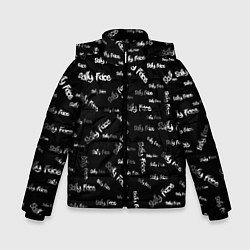Куртка зимняя для мальчика Sally Face: Black Pattern, цвет: 3D-светло-серый