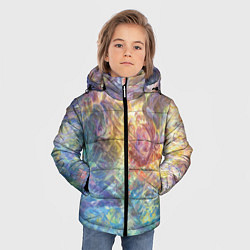 Куртка зимняя для мальчика My Hero Academia абстракция, цвет: 3D-черный — фото 2