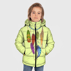 Куртка зимняя для мальчика Ловец снов, цвет: 3D-красный — фото 2