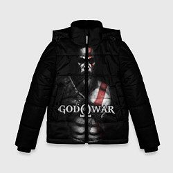 Куртка зимняя для мальчика God of War, цвет: 3D-красный
