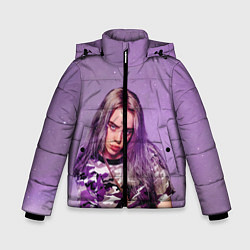 Куртка зимняя для мальчика Billie Eilish: Violet Fashion, цвет: 3D-черный