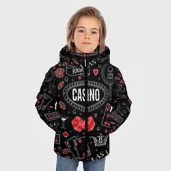 Куртка зимняя для мальчика Casino цвета 3D-черный — фото 2