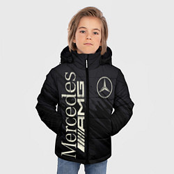Куртка зимняя для мальчика Mercedes AMG: Black Edition, цвет: 3D-красный — фото 2