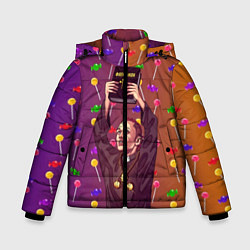 Куртка зимняя для мальчика Gone Fludd art 4, цвет: 3D-черный