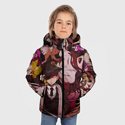 Куртка зимняя для мальчика DANGANRONPA, цвет: 3D-черный — фото 2