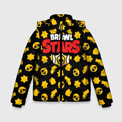 Куртка зимняя для мальчика Brawl Stars: Yellow Style, цвет: 3D-красный
