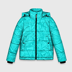 Куртка зимняя для мальчика Абстракция и смволы, цвет: 3D-черный