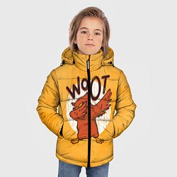 Куртка зимняя для мальчика Woot Dab, цвет: 3D-черный — фото 2