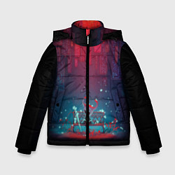 Куртка зимняя для мальчика Hollow knight, цвет: 3D-светло-серый