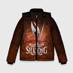 Куртка зимняя для мальчика Hollow Knight: Silksong, цвет: 3D-светло-серый
