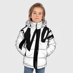 Куртка зимняя для мальчика Егор Крид: Это мое, цвет: 3D-светло-серый — фото 2