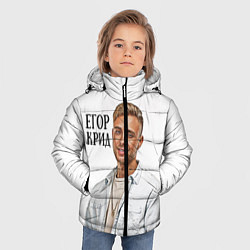 Куртка зимняя для мальчика Егор Крид, цвет: 3D-светло-серый — фото 2