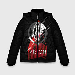 Куртка зимняя для мальчика Vision цвета 3D-черный — фото 1