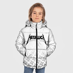 Куртка зимняя для мальчика METALLICA, цвет: 3D-светло-серый — фото 2