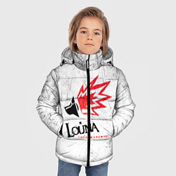 Куртка зимняя для мальчика Louna, цвет: 3D-черный — фото 2