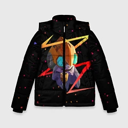 Куртка зимняя для мальчика Dota 2 Tinker, цвет: 3D-черный