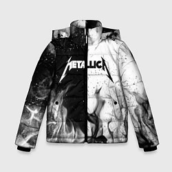 Куртка зимняя для мальчика METALLICA, цвет: 3D-черный