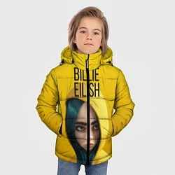 Куртка зимняя для мальчика BILLIE EILISH: Yellow Girl, цвет: 3D-светло-серый — фото 2