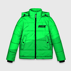 Куртка зимняя для мальчика Billie Eilish: Duo Green, цвет: 3D-черный