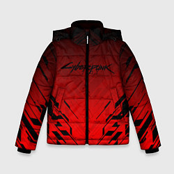 Куртка зимняя для мальчика Cyberpunk 2077: Red Techno, цвет: 3D-черный