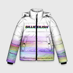 Зимняя куртка для мальчика BILLIE EILISH: White Glitch
