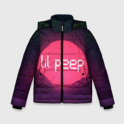 Куртка зимняя для мальчика Lil peepLogo, цвет: 3D-черный