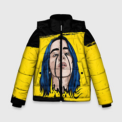 Куртка зимняя для мальчика Billie Eilish, цвет: 3D-черный