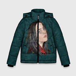 Куртка зимняя для мальчика Billie Eilish, цвет: 3D-черный