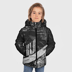 Куртка зимняя для мальчика Trea Sure Ateez, цвет: 3D-черный — фото 2