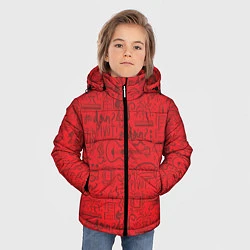 Куртка зимняя для мальчика Highlights Friends, цвет: 3D-светло-серый — фото 2