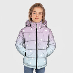 Куртка зимняя для мальчика Милый градиент, цвет: 3D-светло-серый — фото 2